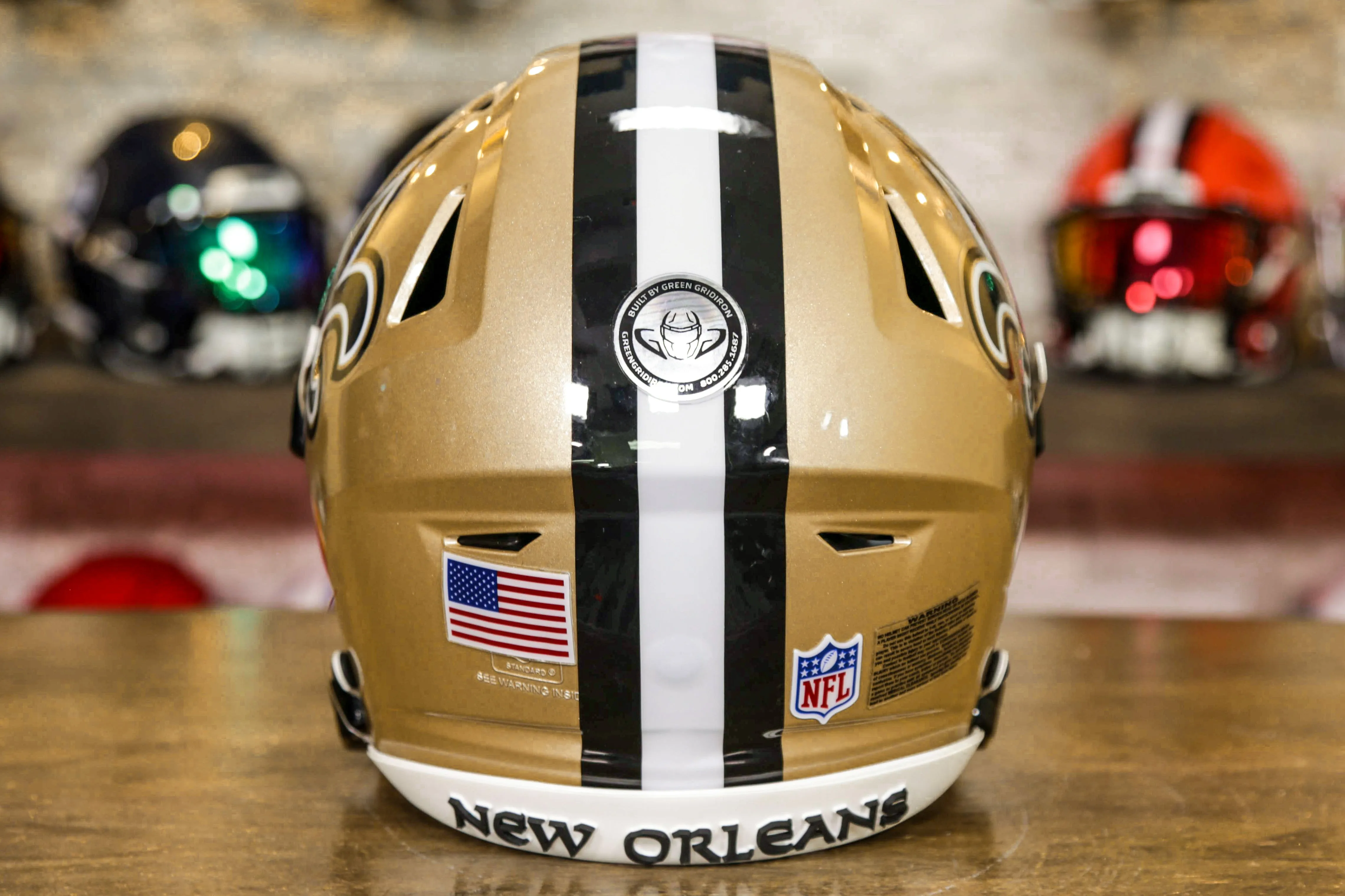 New Orleans Saints Riddell SpeedFlex Helmet - GG Edition 00369