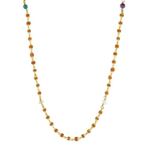 Nine Planets Rudrani Gold Plate Necklace