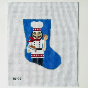 Nutty Sous Chef Ornament Sized Stocking Canvas