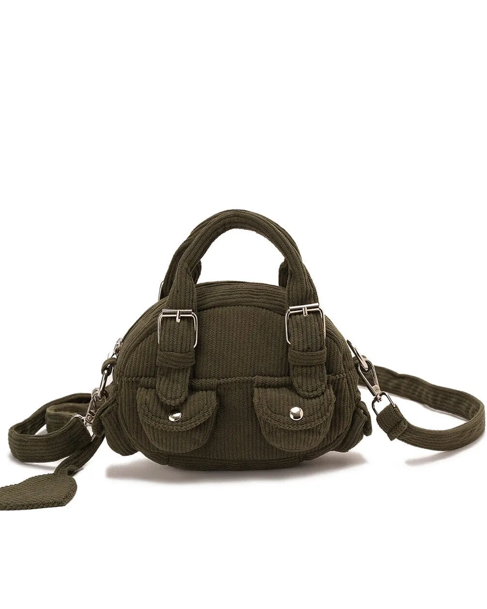 Olive Mini Corduroy Bag