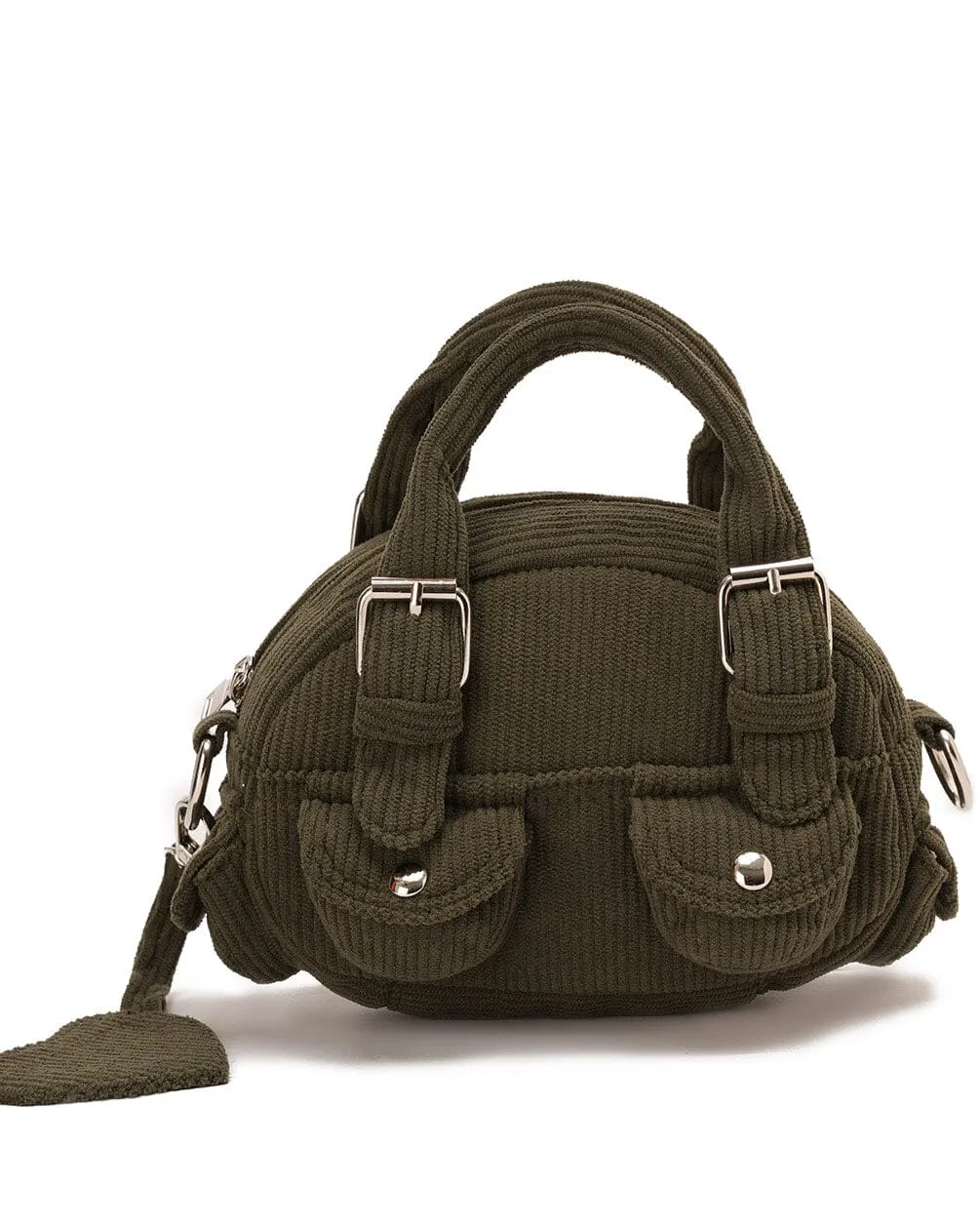 Olive Mini Corduroy Bag