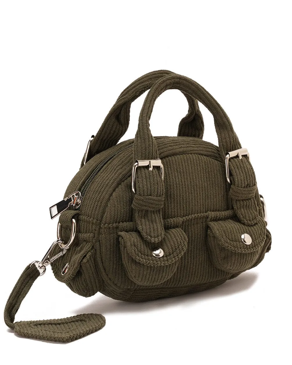 Olive Mini Corduroy Bag