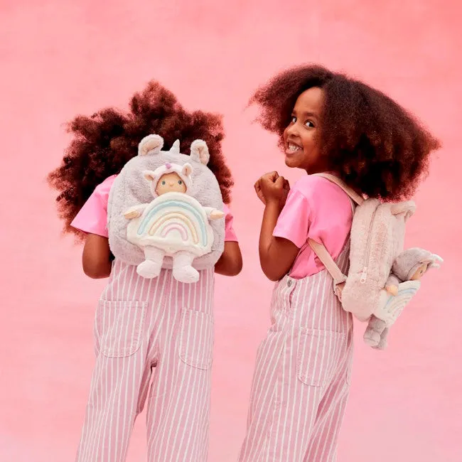 Olli Ella | Hopalong Unicorn Backpack Lilac