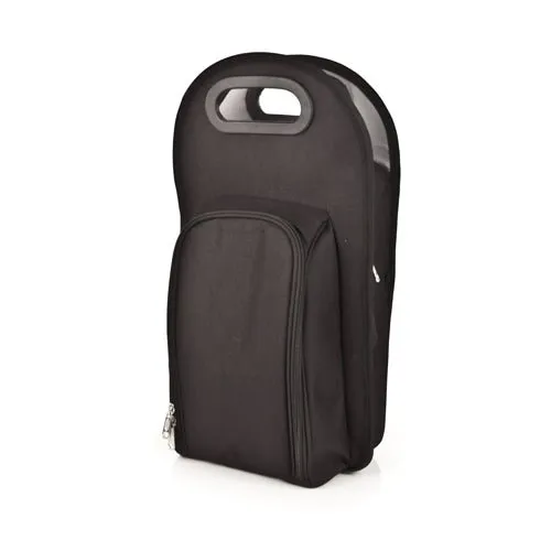 Onyx Insulated Two-Bottle Tote Bag