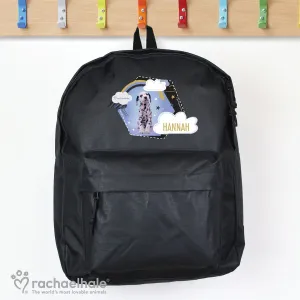 Personalised Rachael Hale Dalmatian Black Backpack