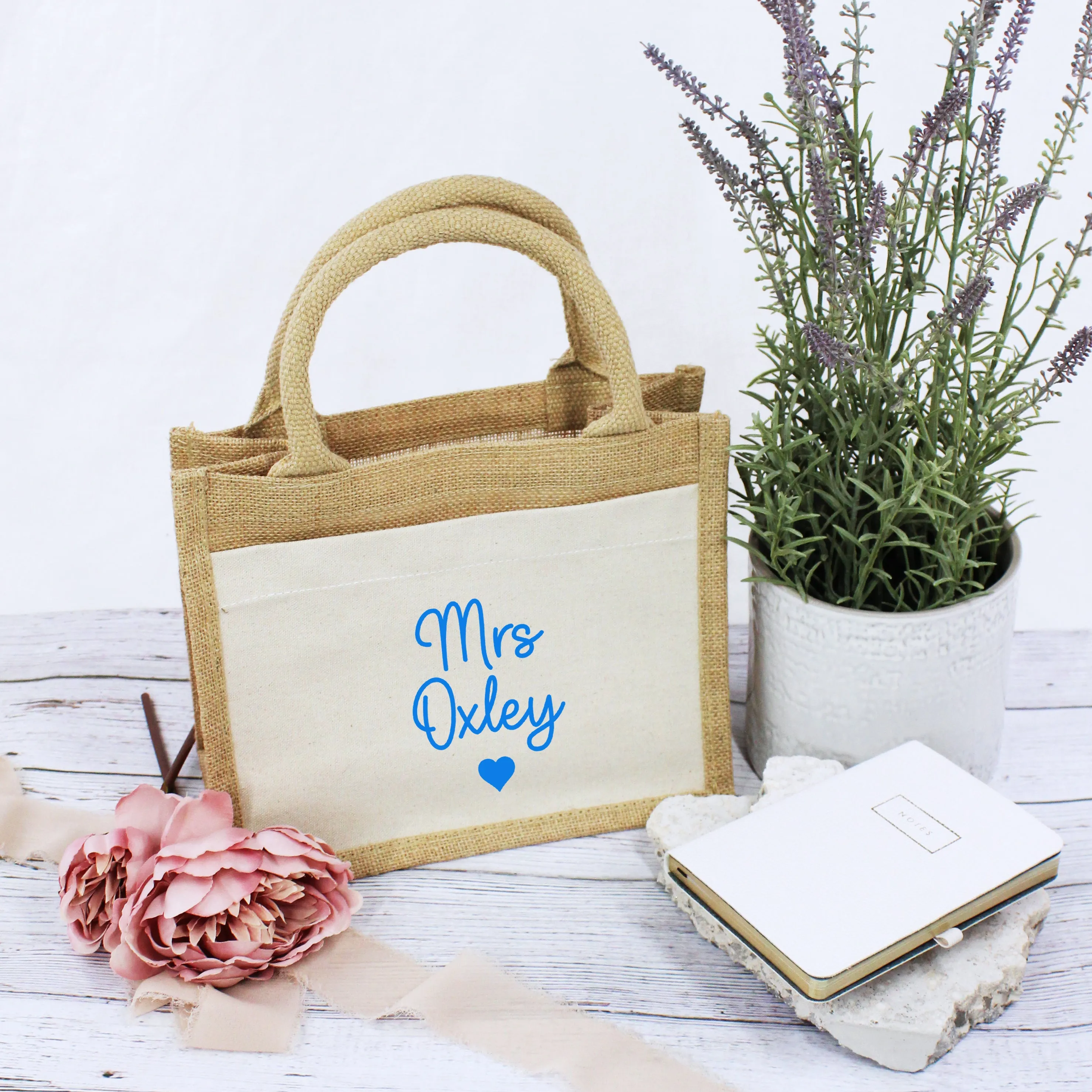 Personalised Teacher Jute Bag
