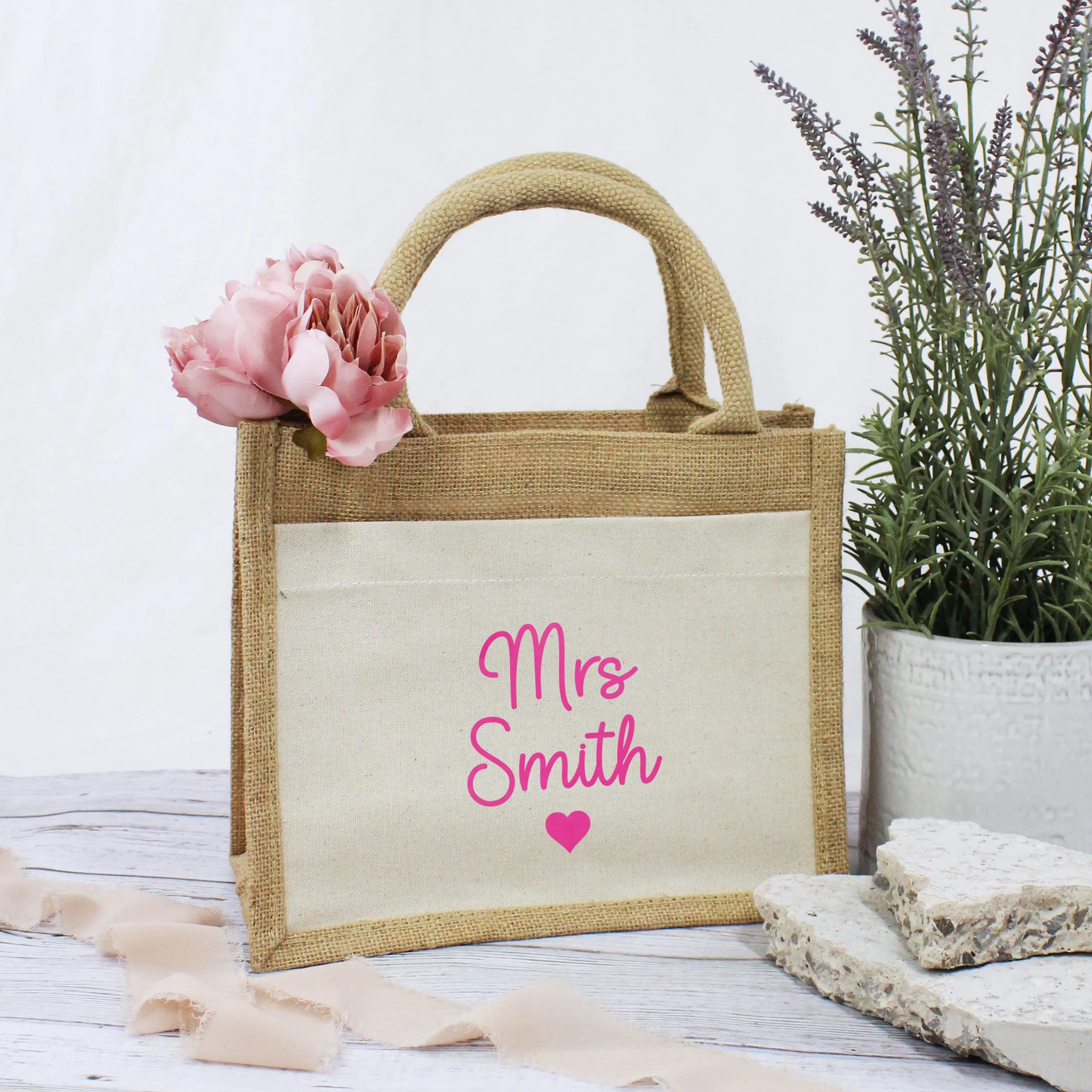 Personalised Teacher Jute Bag