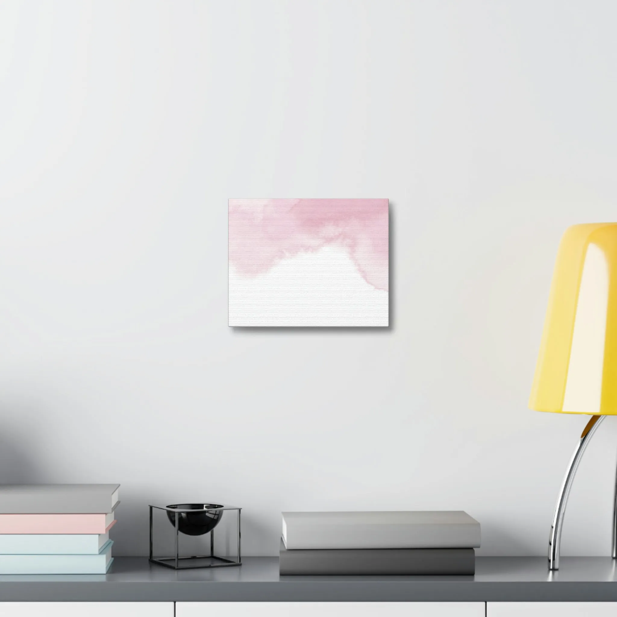 Pink Clouds Stretched Canvas