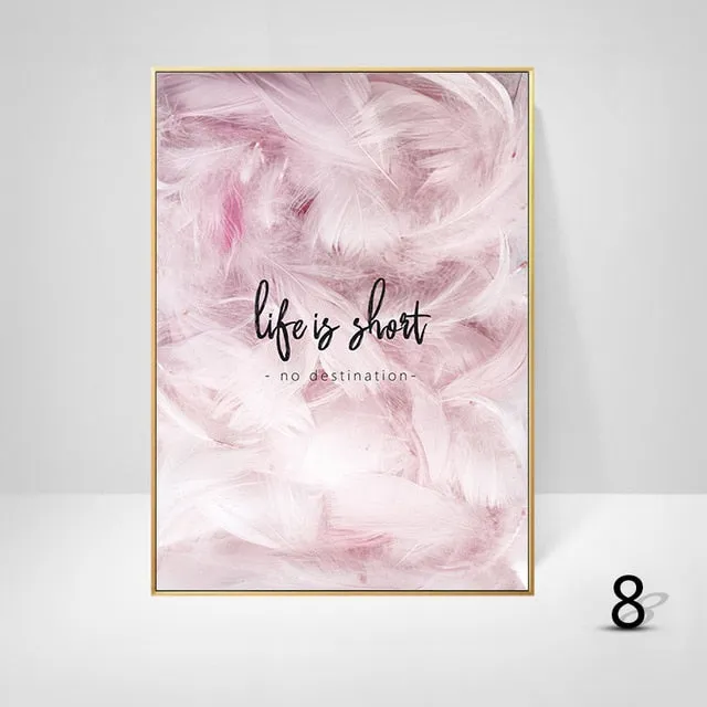 Pink Peony Flowers Wall Art