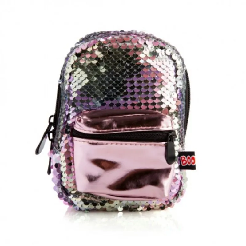 Pink Sequins BooBoo Mini Backpack - 11cm x 5cm x 15cm