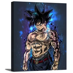Powering Up Warrior Canvas Wall Art