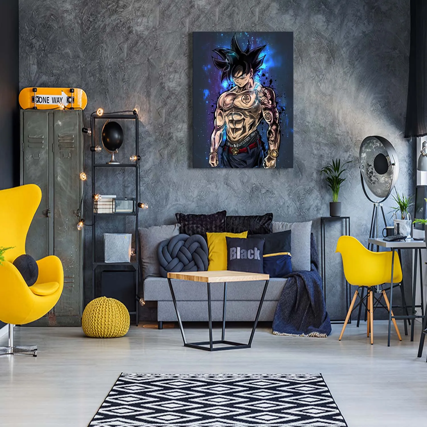 Powering Up Warrior Canvas Wall Art
