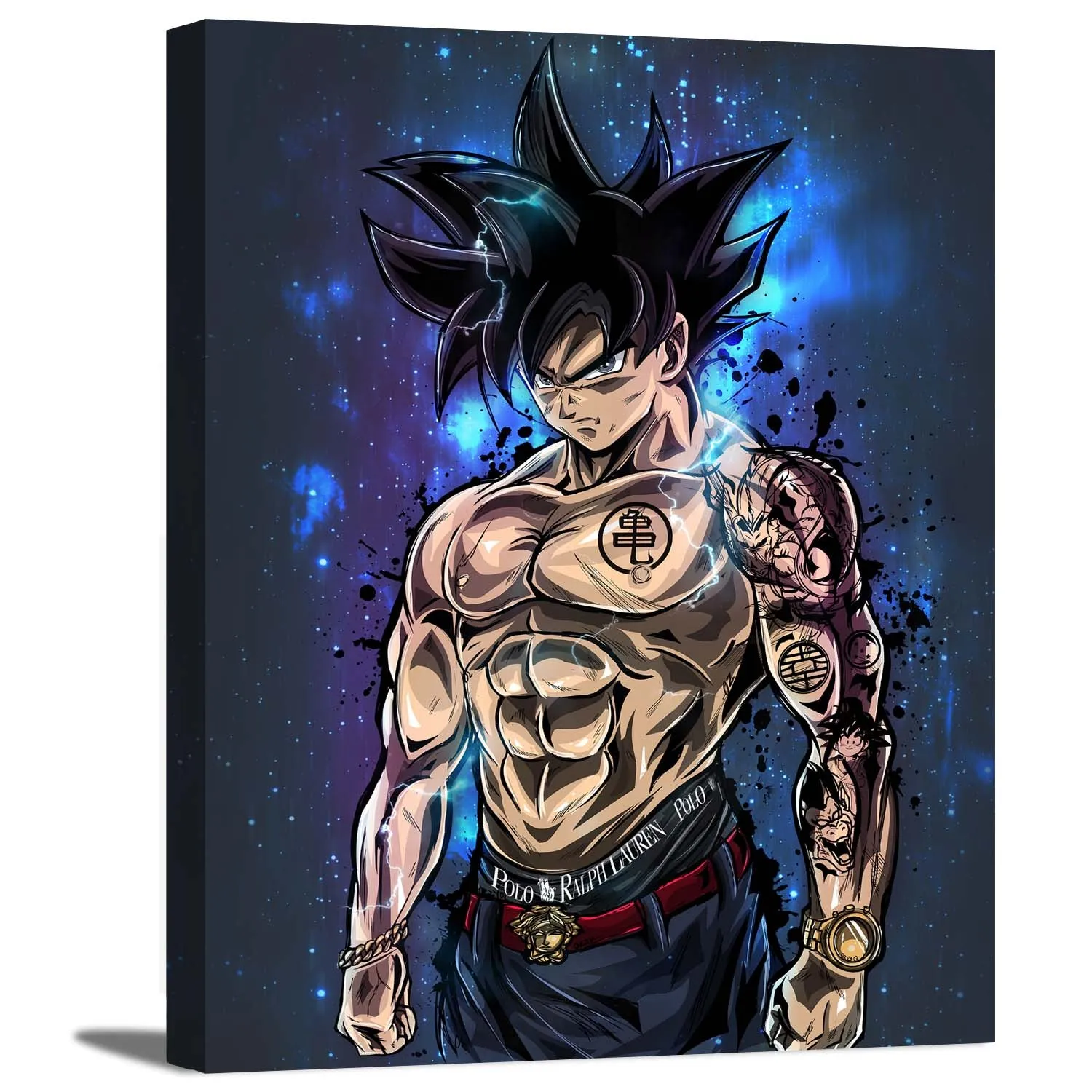 Powering Up Warrior Canvas Wall Art