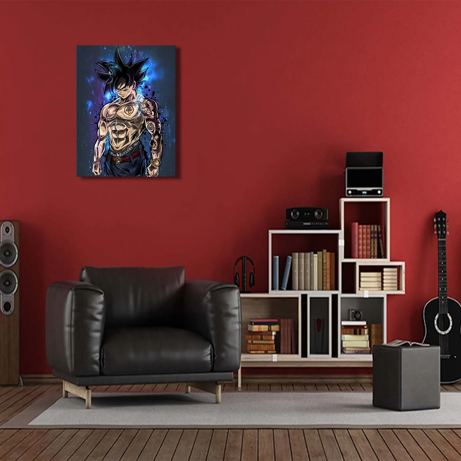 Powering Up Warrior Canvas Wall Art