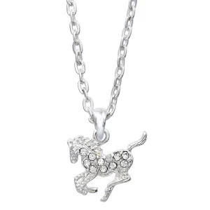 Precious Pony - White Necklace