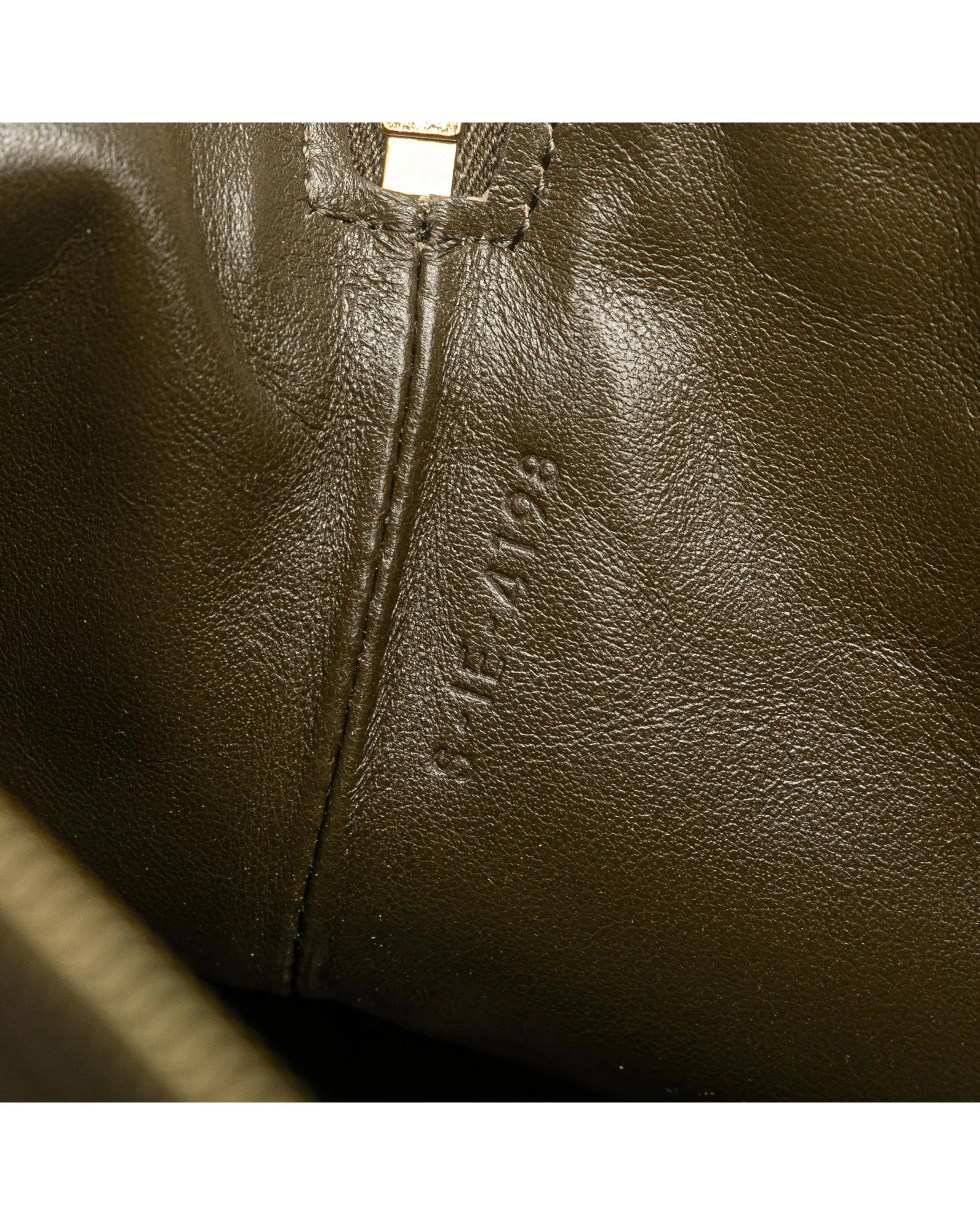 Quilted Calfskin Charm Clutch with Card Slots and Zip Closure