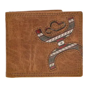 "Hooey Original" Bifold Hooey Wallet Brown w/ Nomad Print