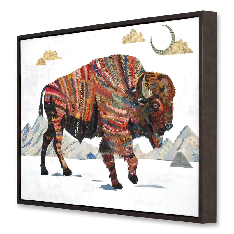 REST NOT WESTERN HERALD canvas print with float frame