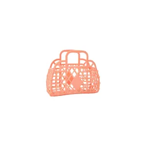 Retro Basket Jelly Bag - Mini Peach
