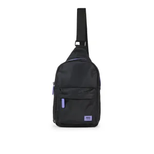 ROKA All Black Willesden B Purple Large Recycled Nylon Bag