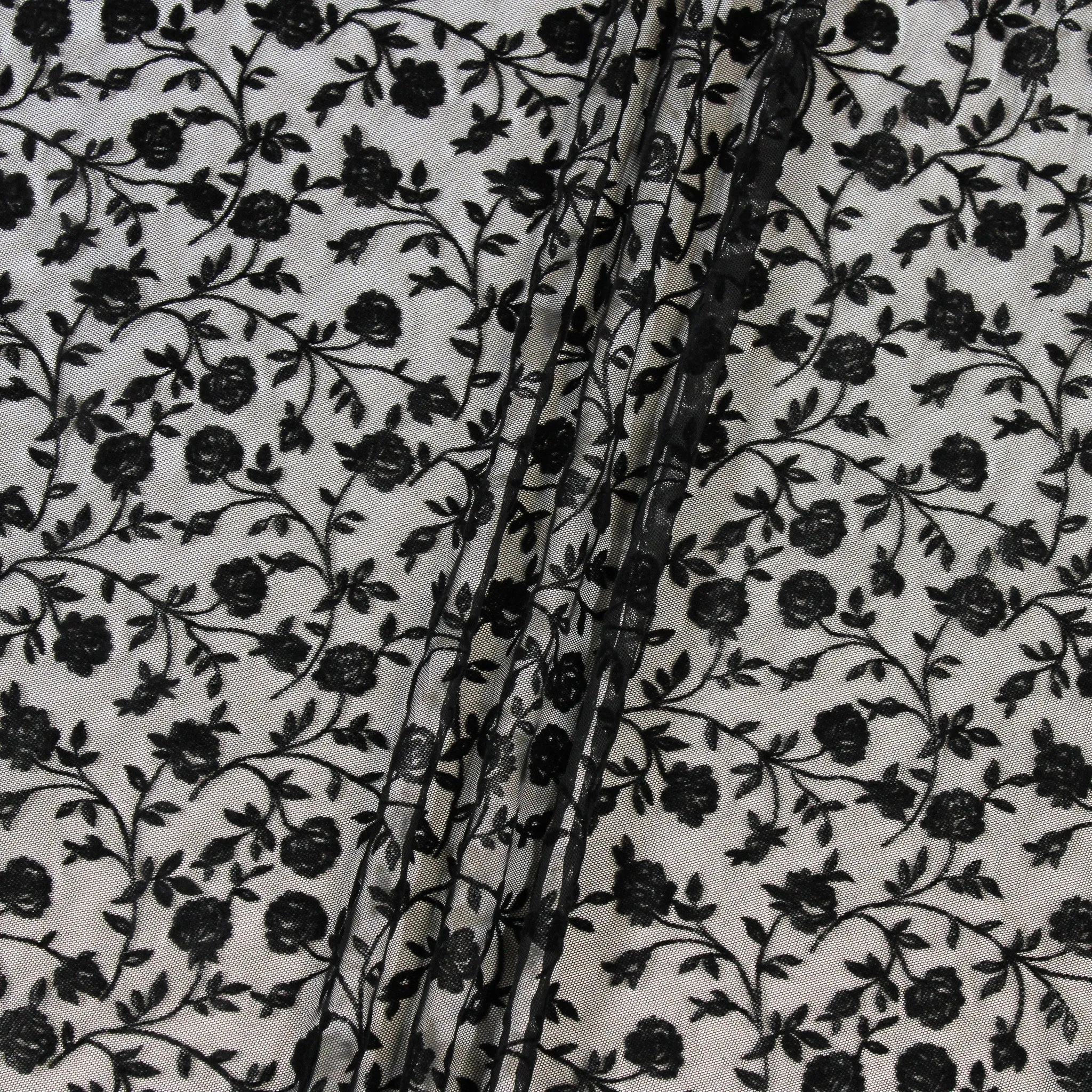 ROSE VELVET MESH