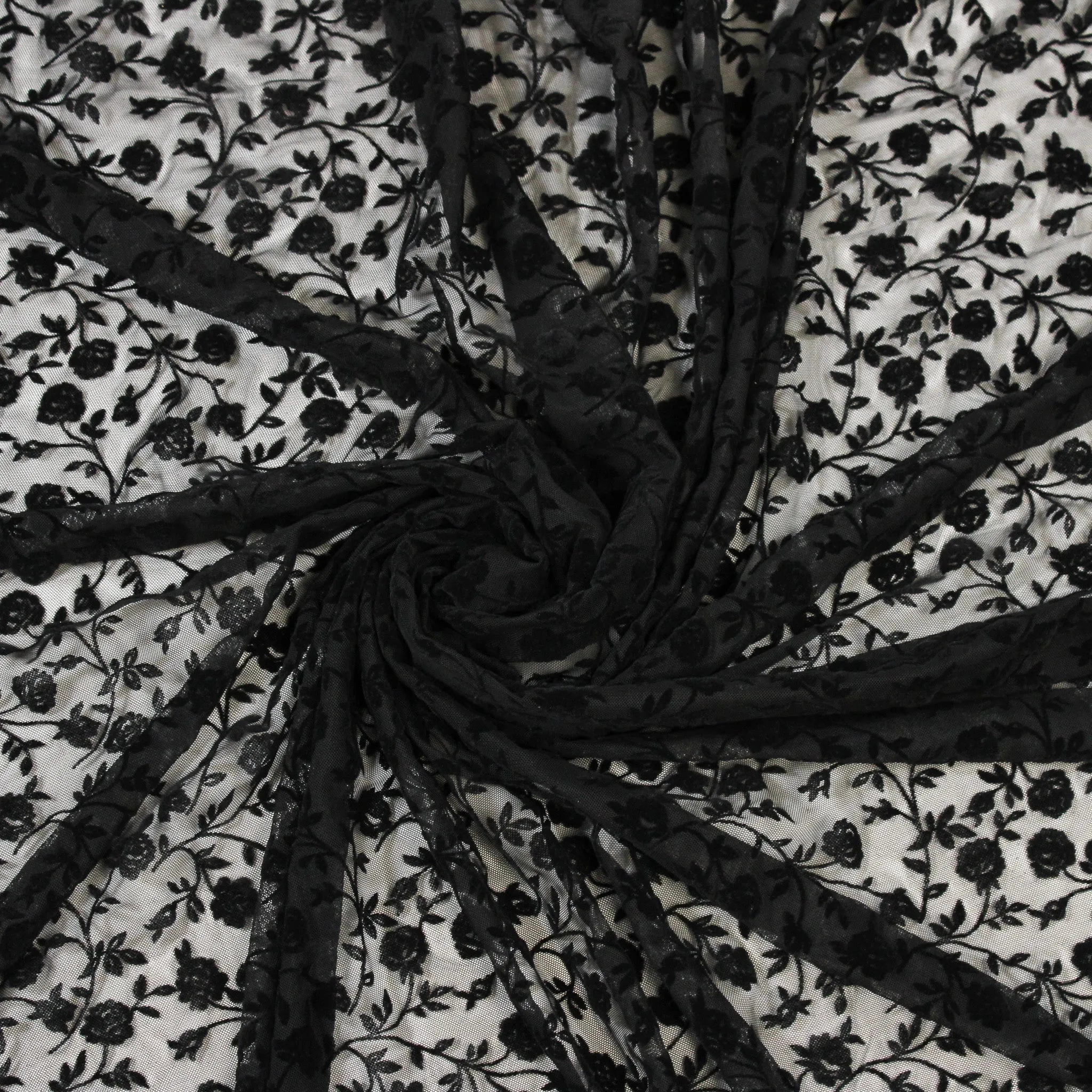 ROSE VELVET MESH