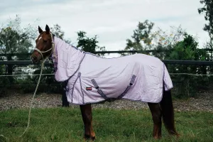Ruby Rose Fly Mesh Combo Horse Rug // Lavender