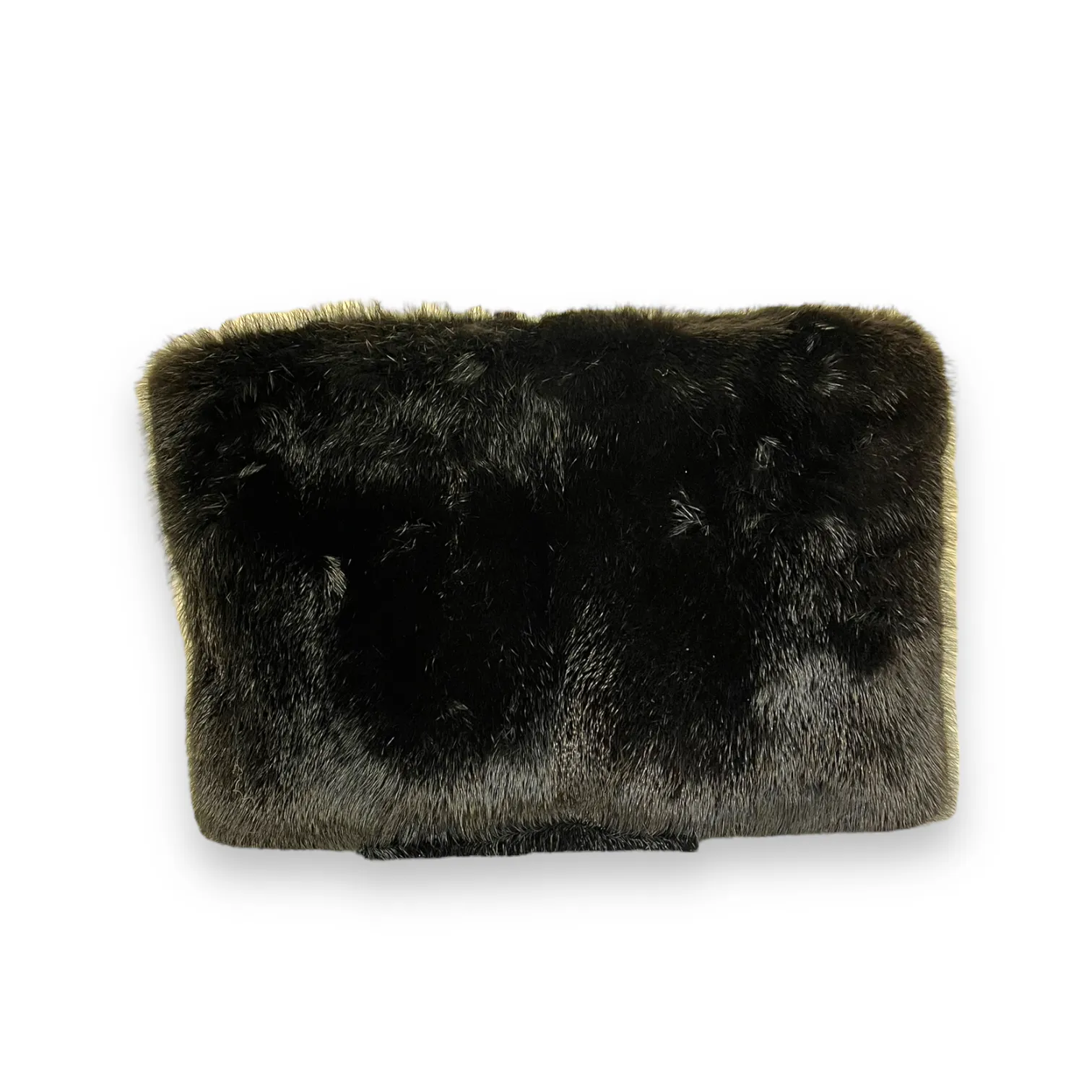 Salvatore Ferragamo Mink Clutch