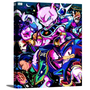 Shadow Realm Reunion Canvas Wall Art