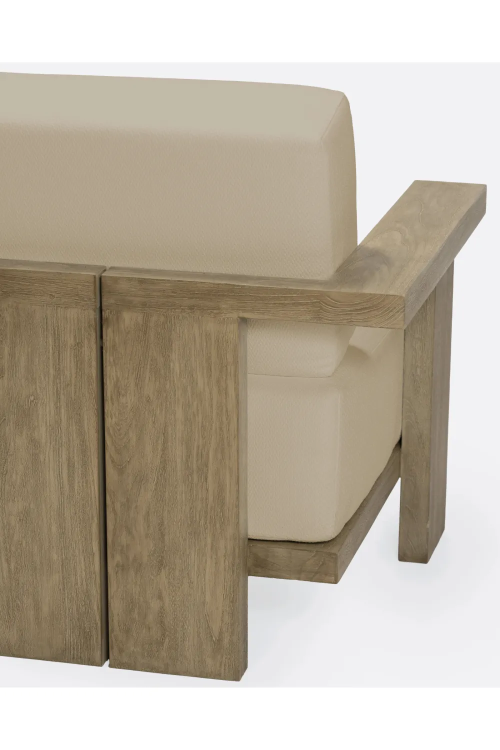Sleek Cushioned Outdoor Armchair | Dareels Panjang