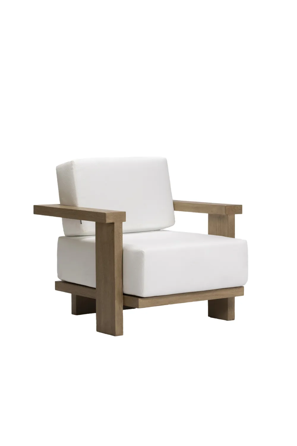 Sleek Cushioned Outdoor Armchair | Dareels Panjang