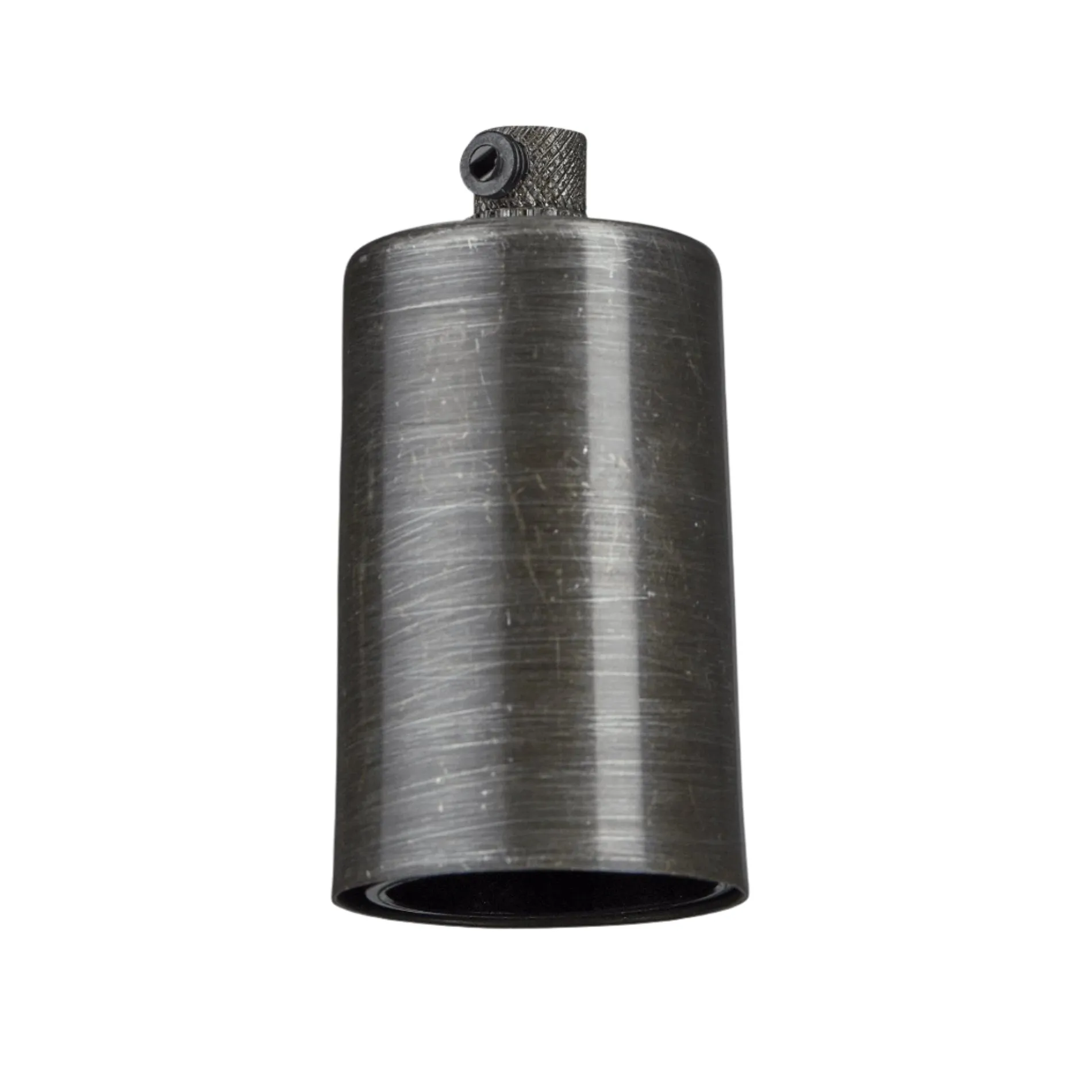 Sleek Edison ES E27 Bulb Holder - Pewter