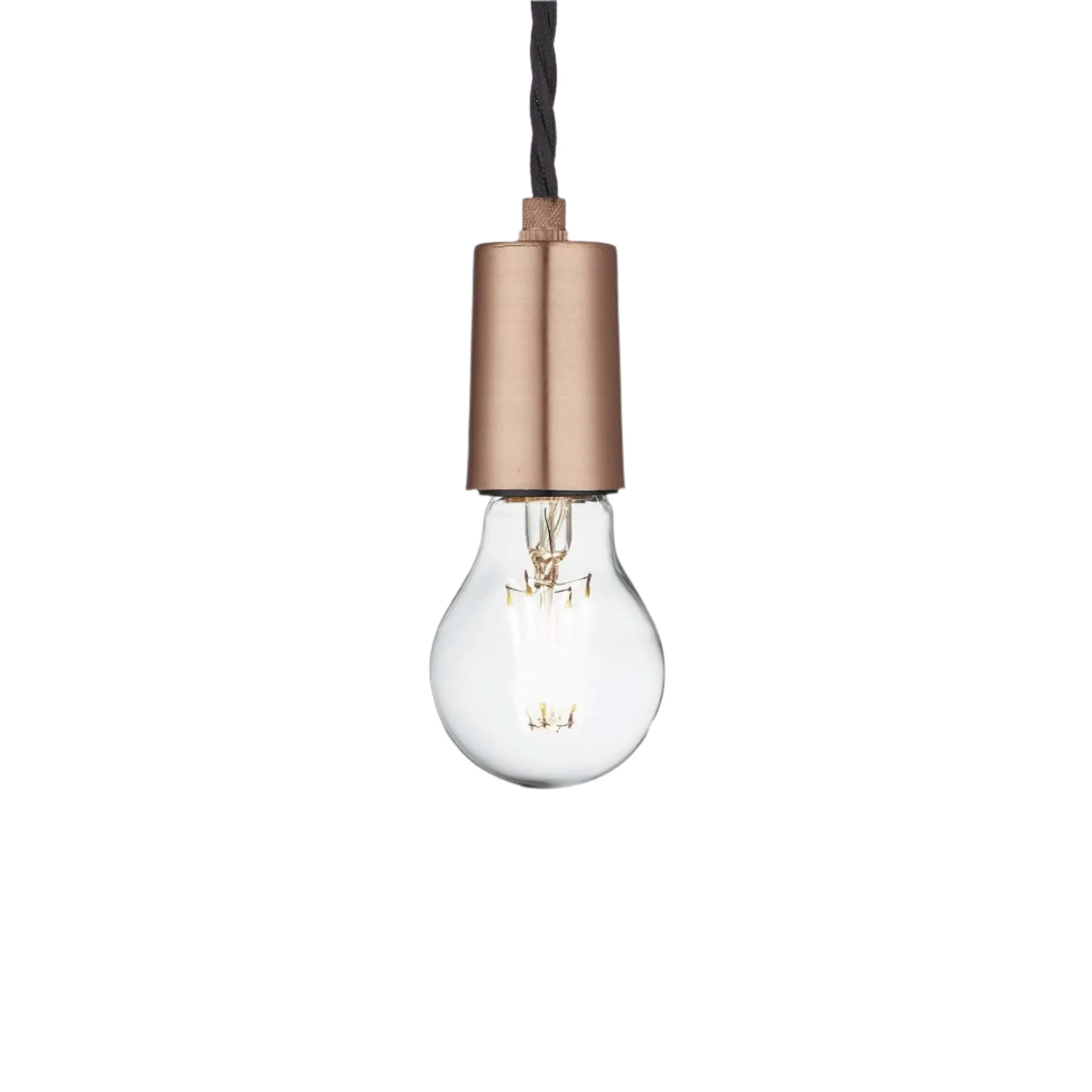 Sleek Edison Pendant  - 1 Wire - Copper