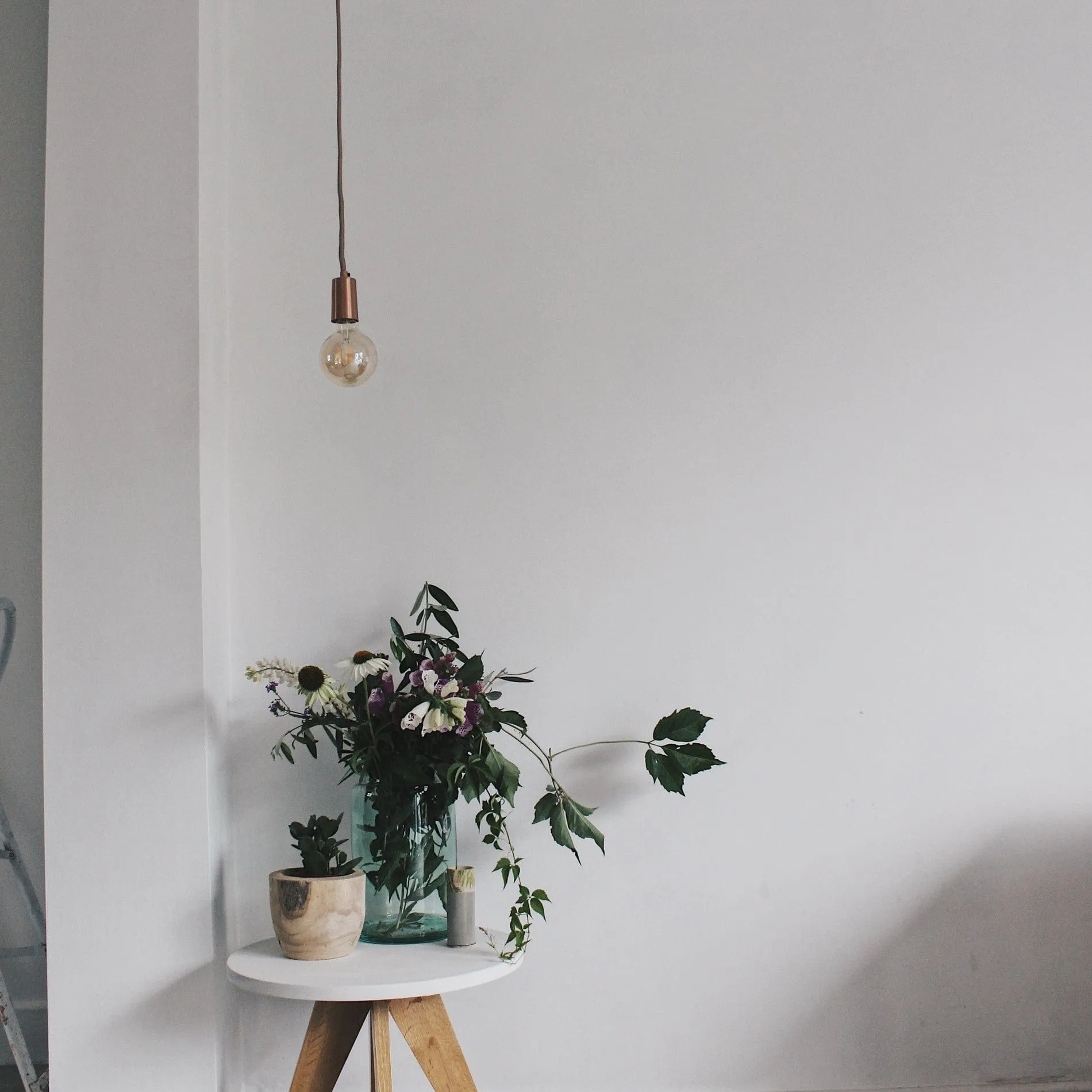 Sleek Edison Pendant  - 1 Wire - Copper