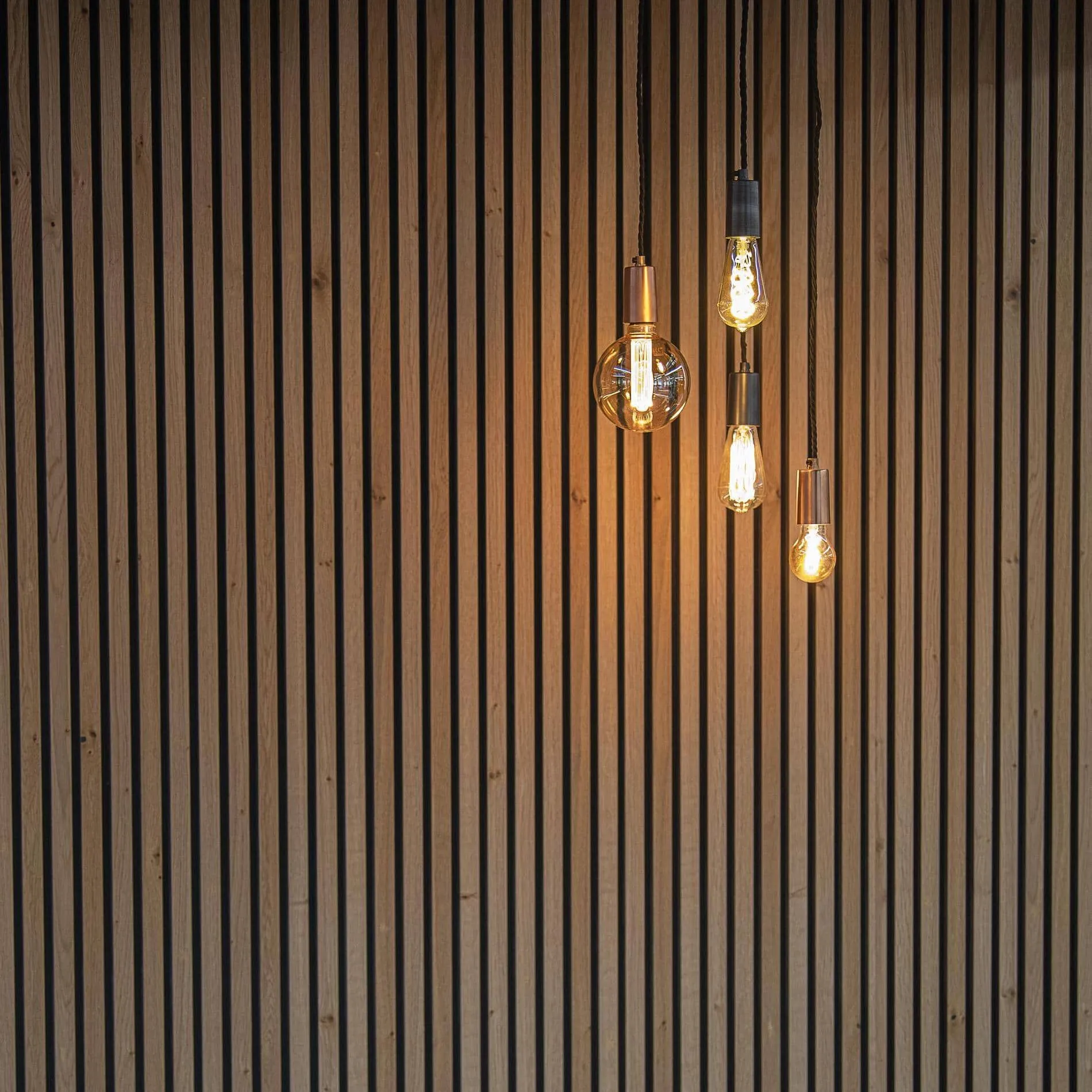 Sleek Edison Pendant  - 1 Wire - Copper