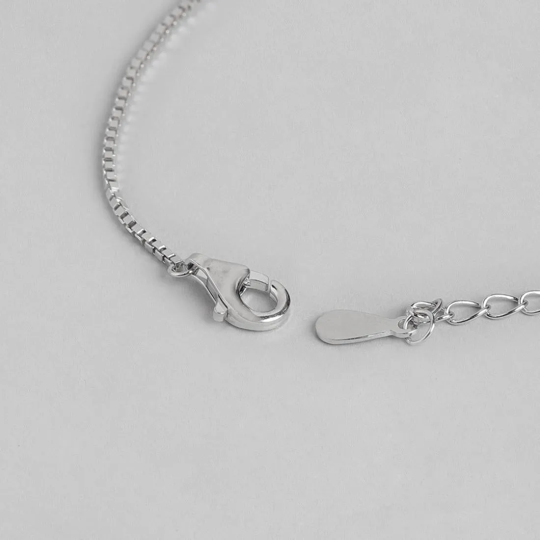 Sleek Infinity 925 Silver Bracelet