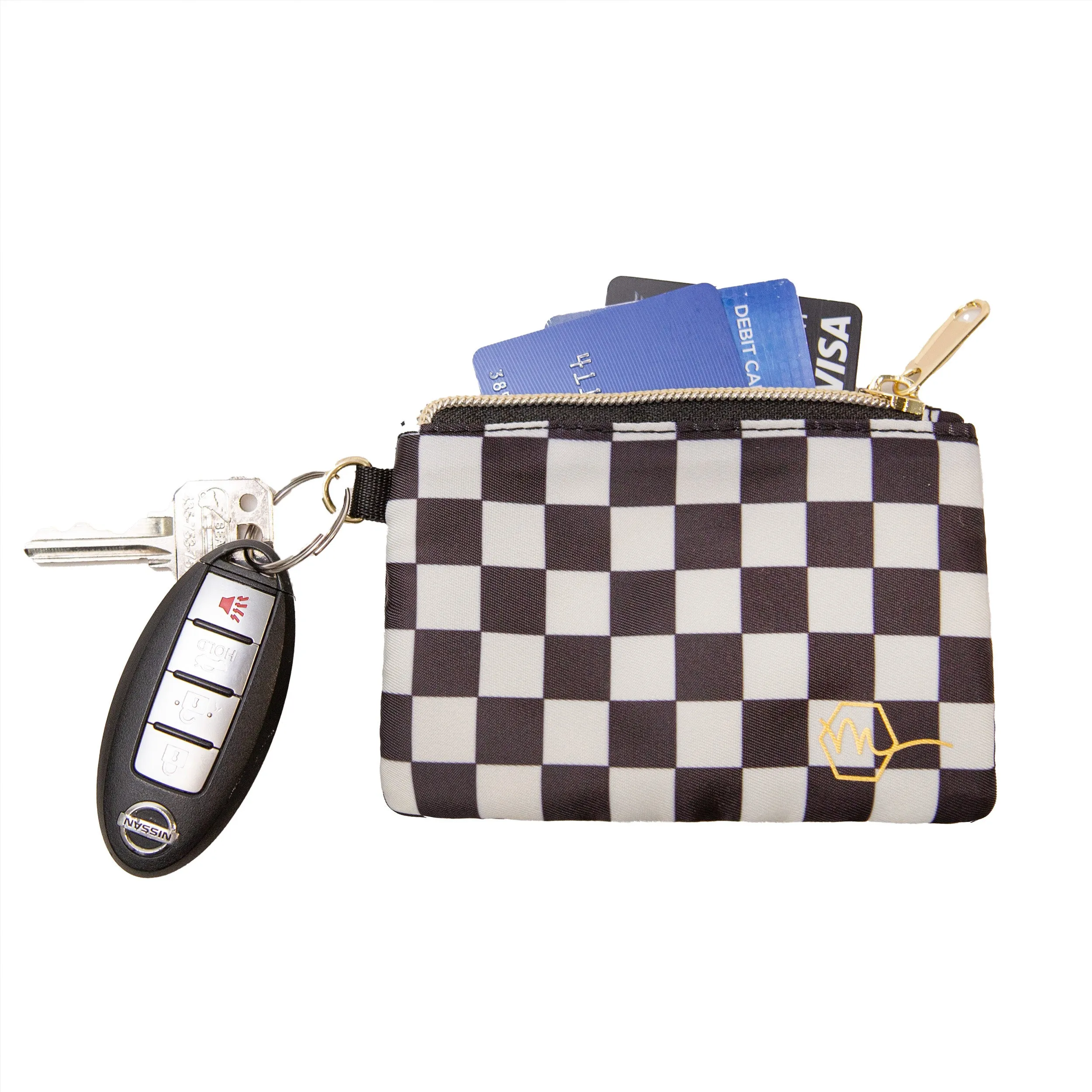 Sport Wallet - B&W Checkered