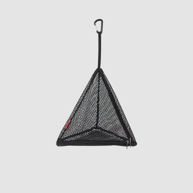 Storage Bag Triangular Folding Net Outdoor Camping Storage Basket