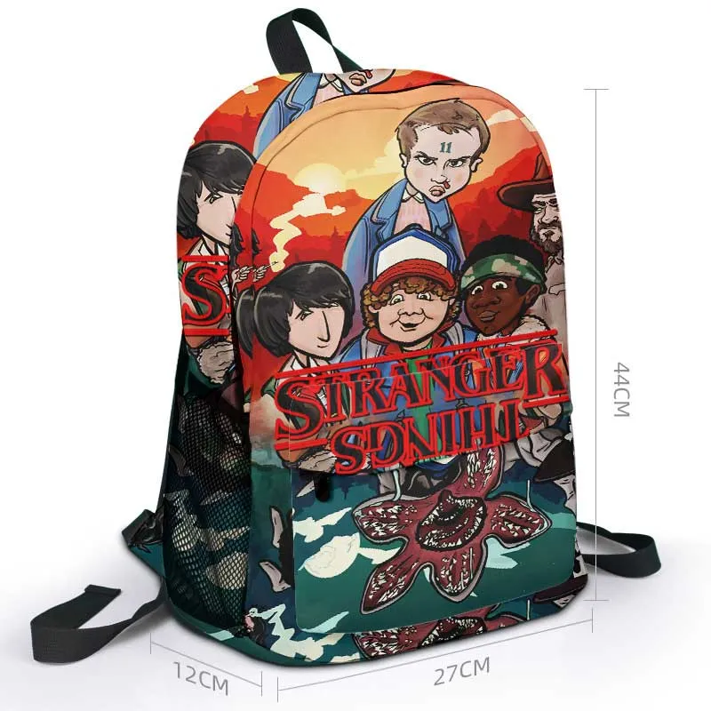 Stranger Things Backpack Canvas Backpack Outdoor Backpack Student Schoolbag