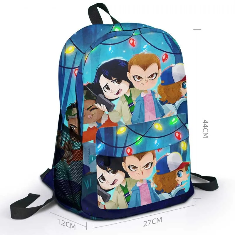 Stranger Things Backpack Canvas Backpack Outdoor Backpack Student Schoolbag