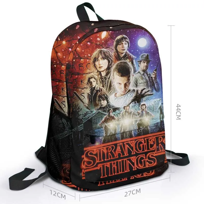 Stranger Things Backpack Canvas Backpack Outdoor Backpack Student Schoolbag