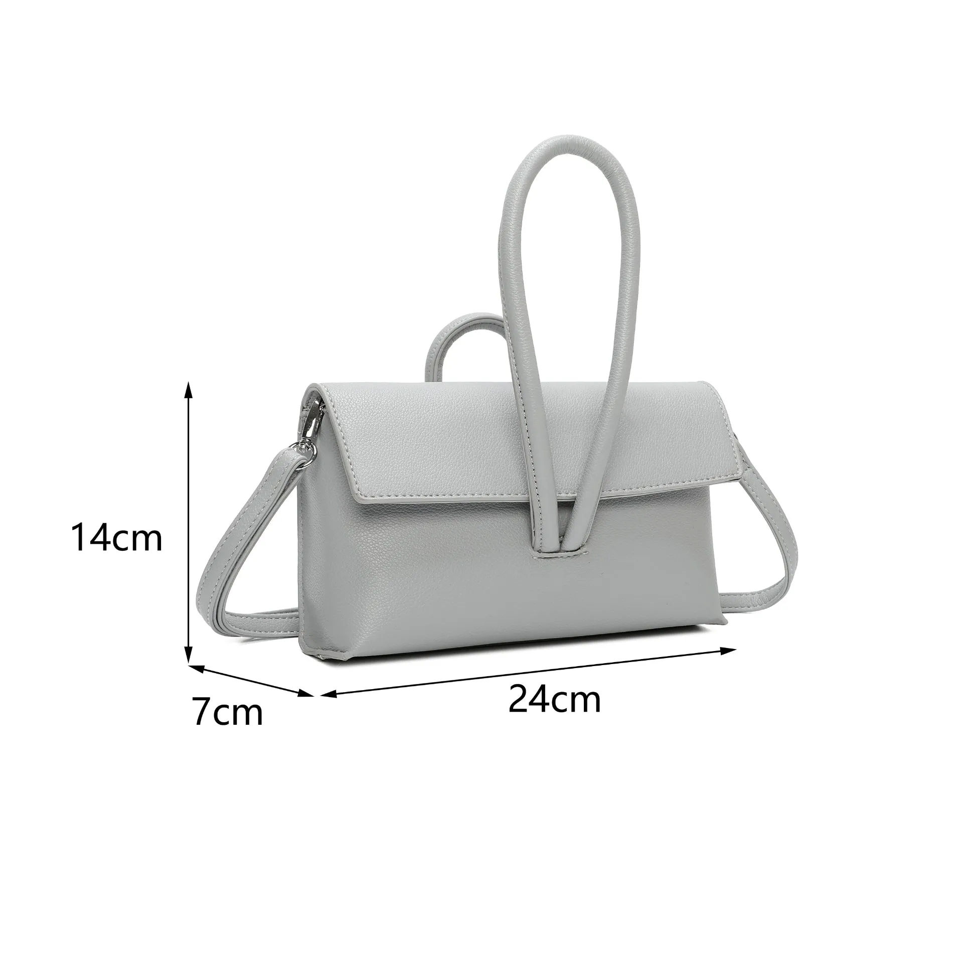 Stylish Crossbody Handbag Eco Friendly Vegan Faux Leather