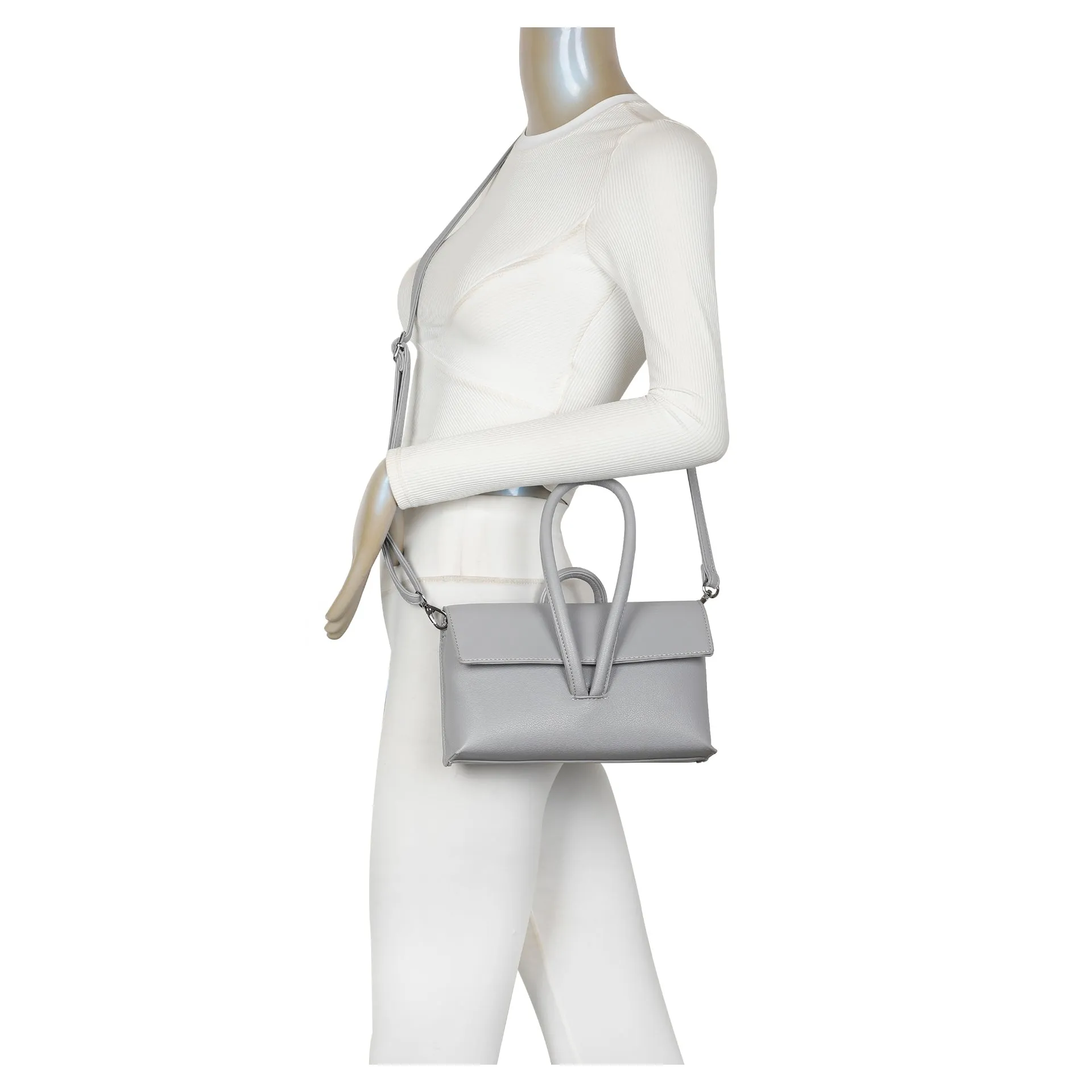 Stylish Crossbody Handbag Eco Friendly Vegan Faux Leather