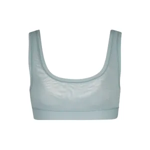 SUMMER MESH SCOOP BRALETTE | SKY