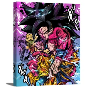 Super Warrior Great Ape Form Canvas Wall Art