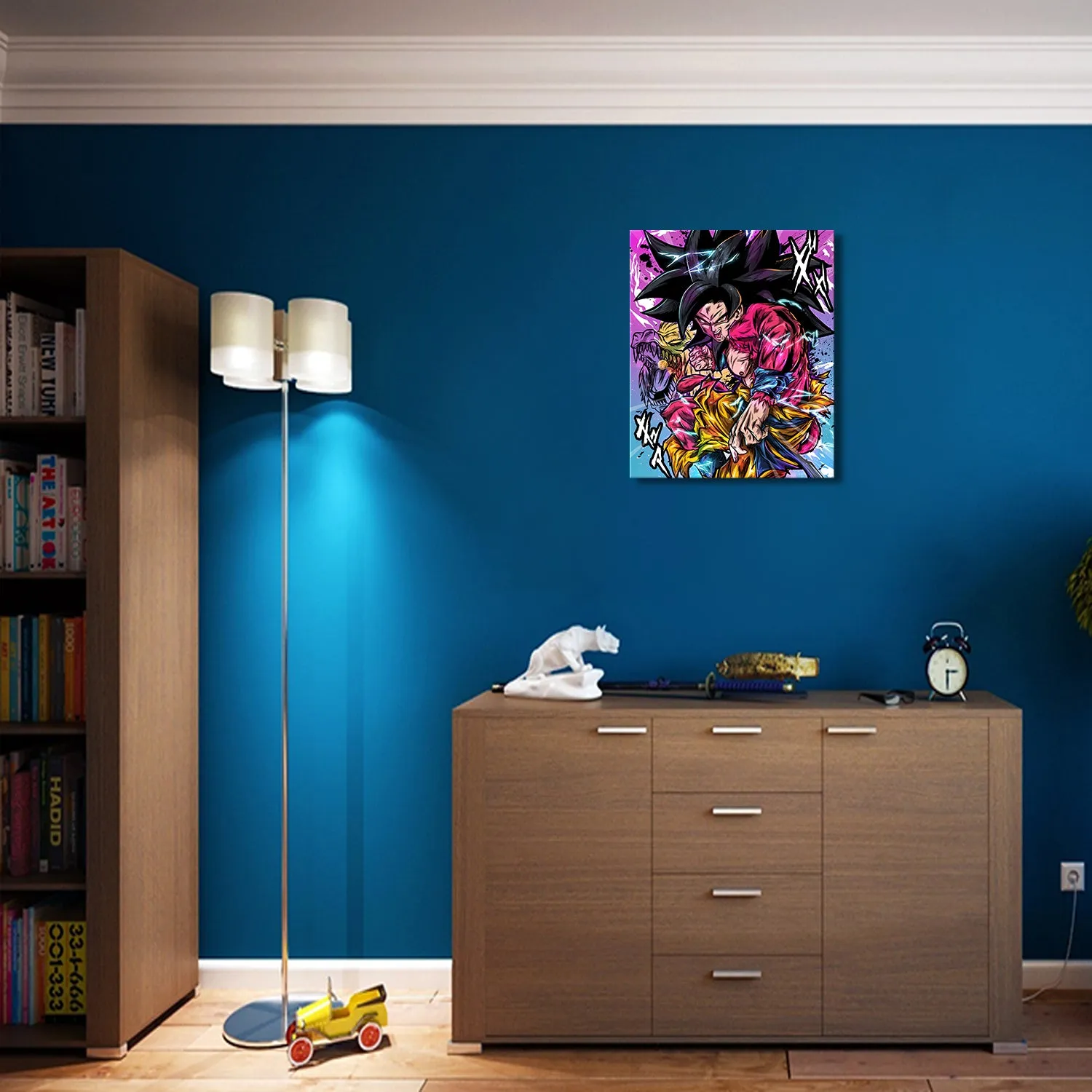 Super Warrior Great Ape Form Canvas Wall Art