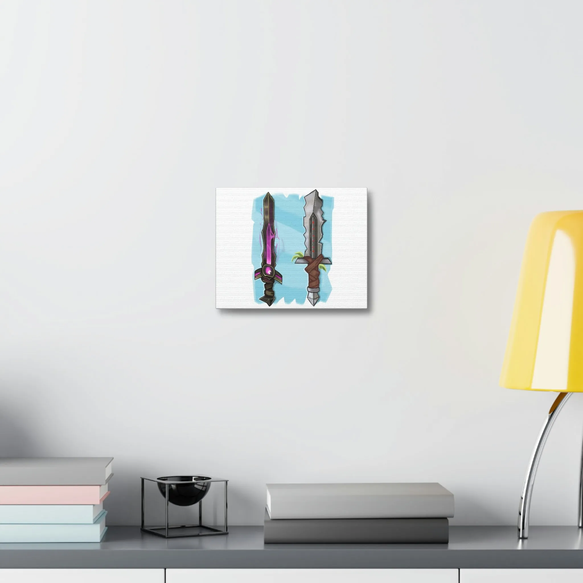 Swords Stretched Canvas