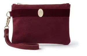 The Chelsworth Clutch Bag in Maroon