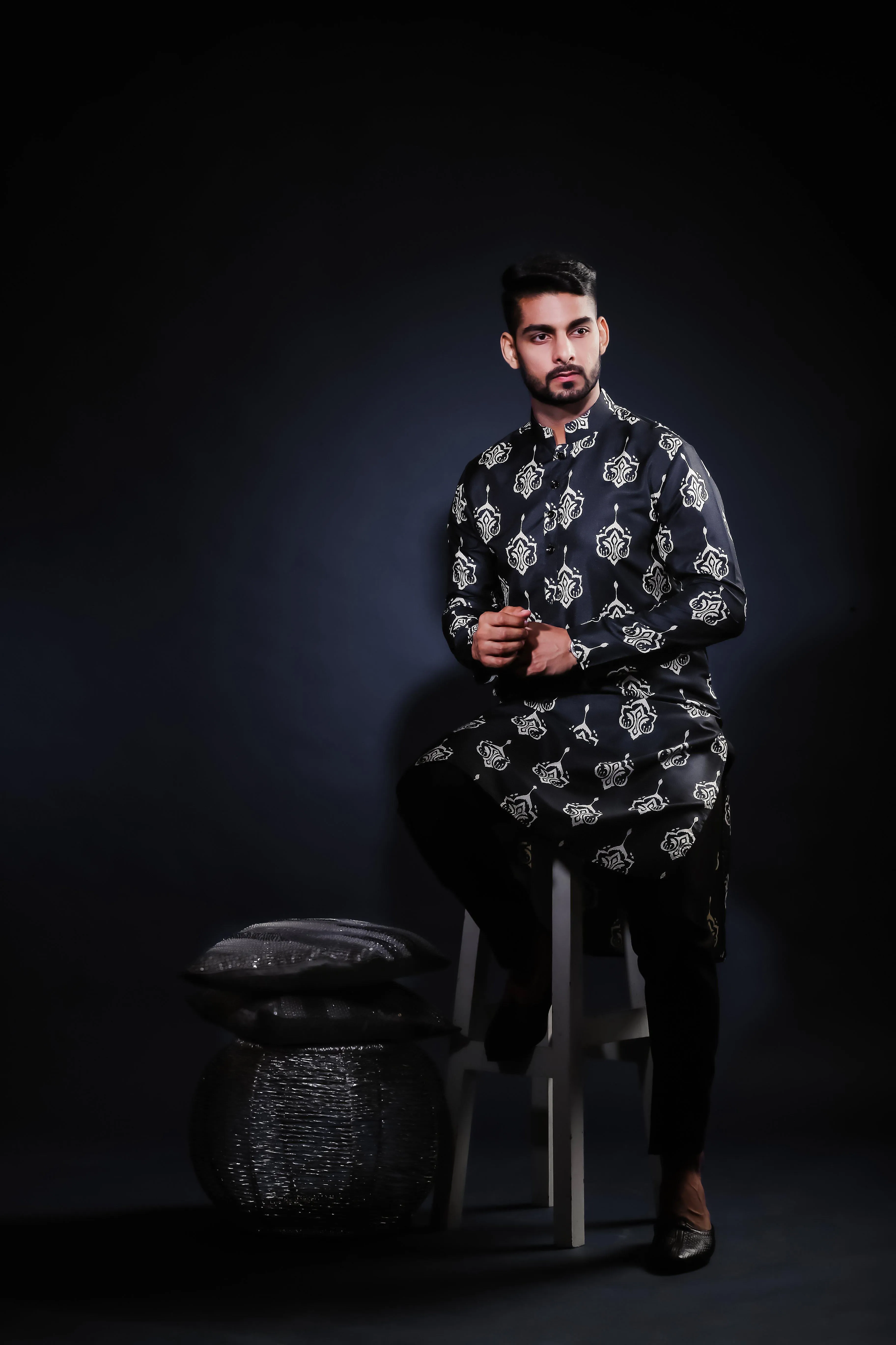 The Luxe Sleek - Silk Kurta