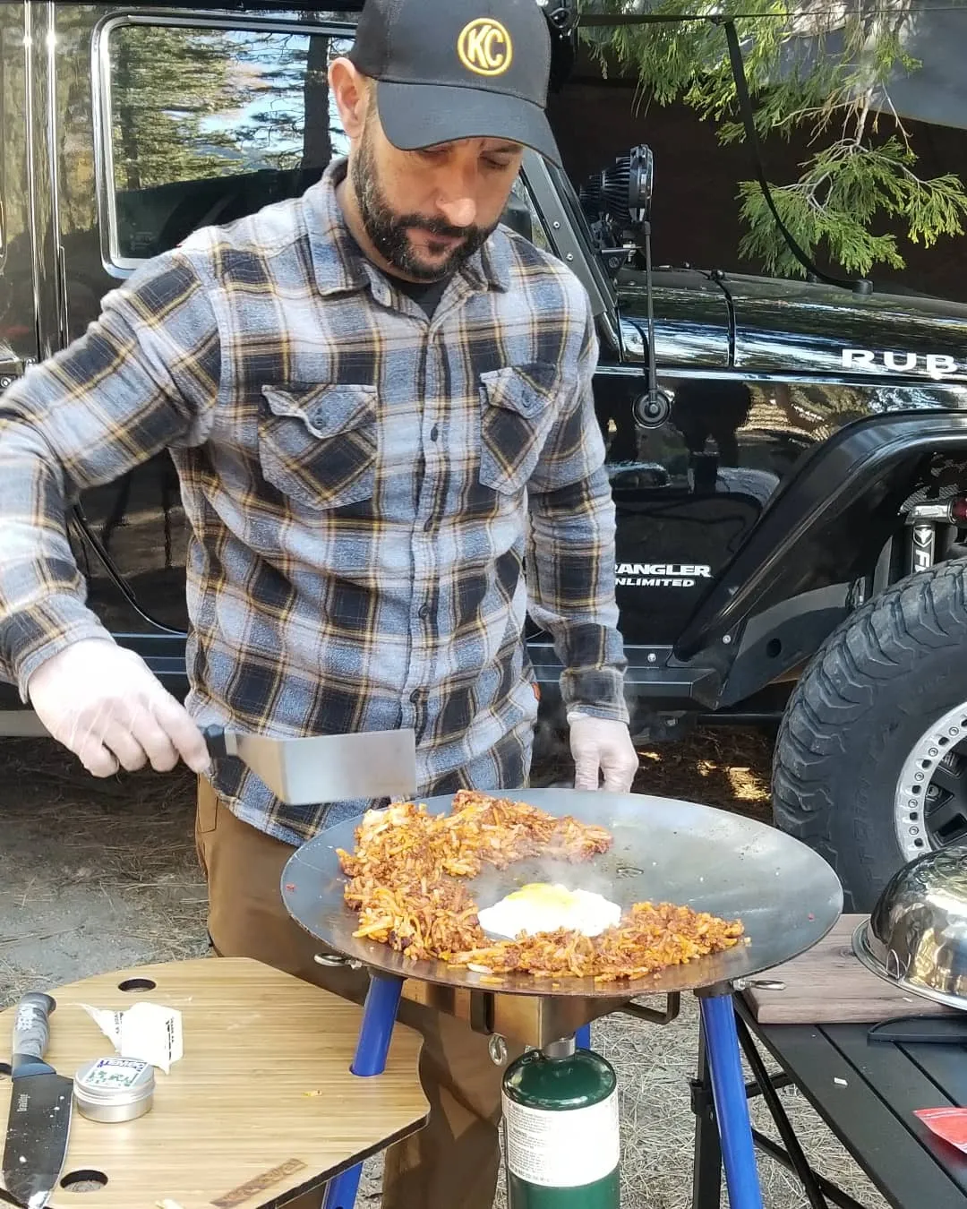 THE "NAKED" TEMBOTUSK ADJUSTABLE LEG SKOTTLE GRILL KIT